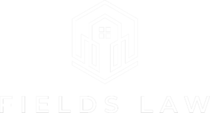 Fields Law White Logo Transparent Background | Law Firm in Texas | Fields Law